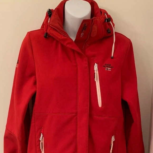 geographical Norway red outdoor soft-shell jacket - Picture 3 of 8
